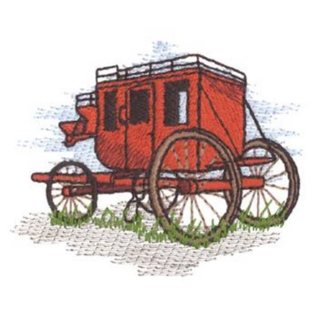 Picture of Stagecoach Machine Embroidery Design