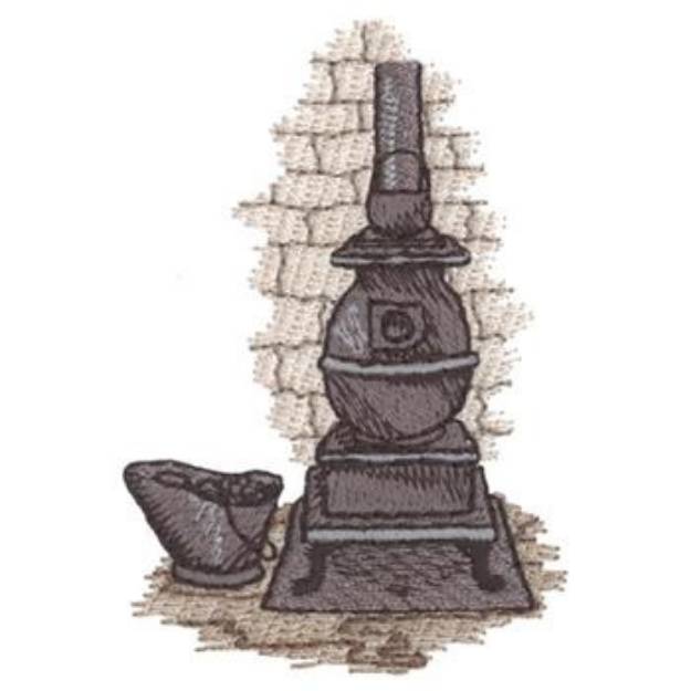 Picture of Coal Stove Machine Embroidery Design