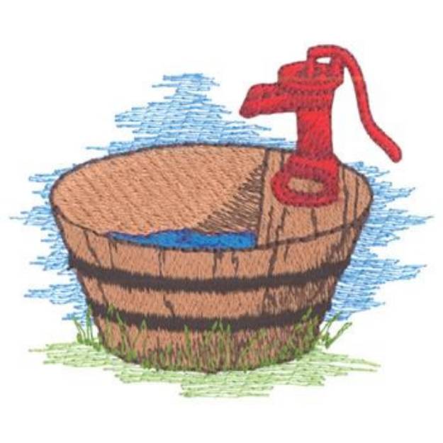 Picture of Water Pump Machine Embroidery Design