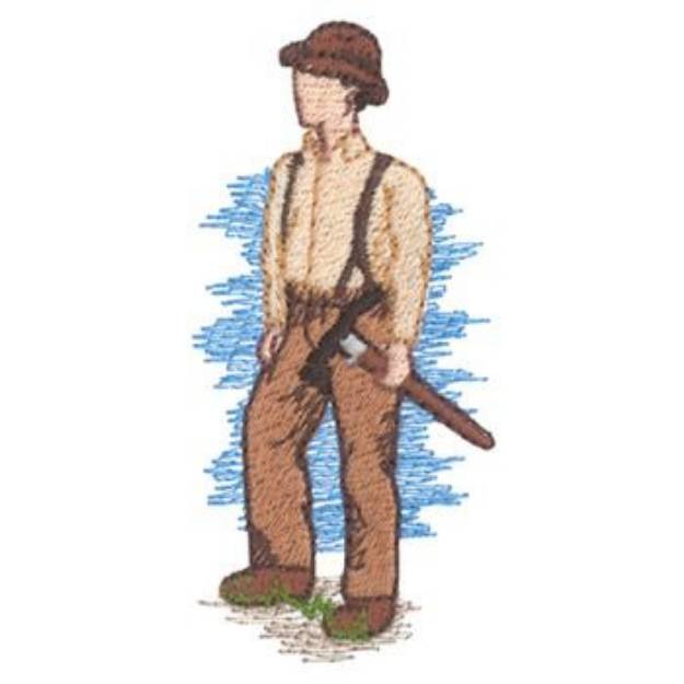 Picture of Frontier Man Machine Embroidery Design