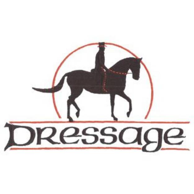 Picture of Dressage Machine Embroidery Design