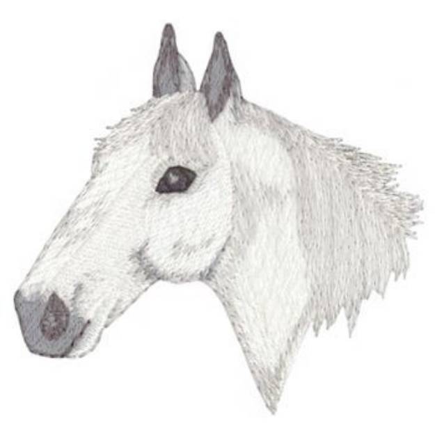 Picture of Lipizzaner Head Machine Embroidery Design