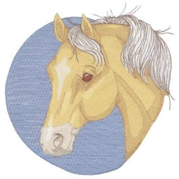 Picture of Palomino Head Machine Embroidery Design