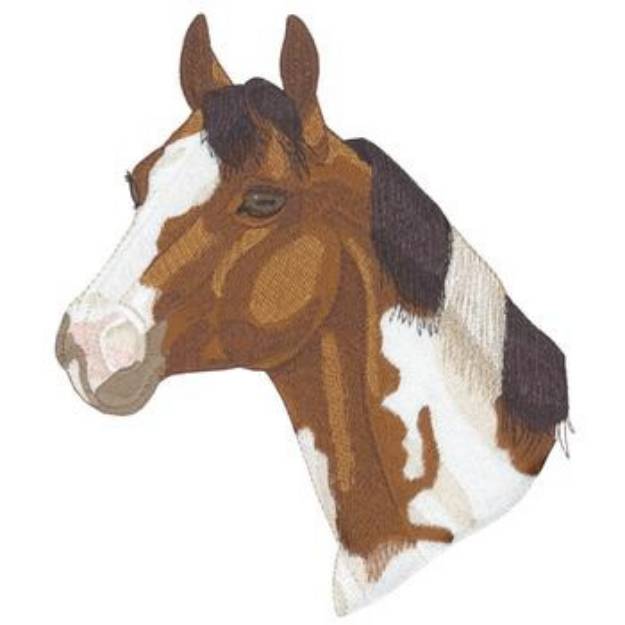 Picture of Tobiano Quarter Horse Machine Embroidery Design