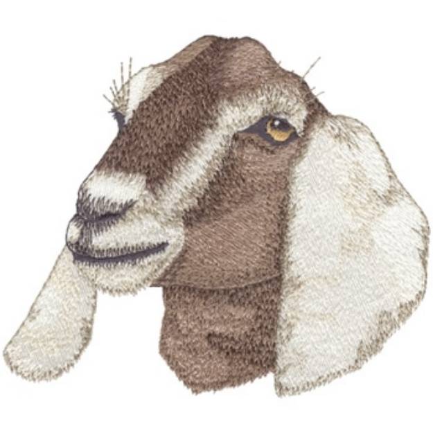 Picture of Nubian Goat Machine Embroidery Design