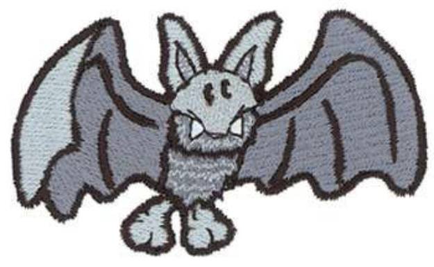 Picture of Cartoon Bat Machine Embroidery Design