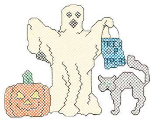 Picture of Halloween Machine Embroidery Design