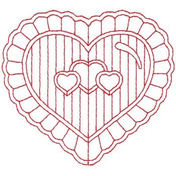 Heart Design Machine Embroidery Design