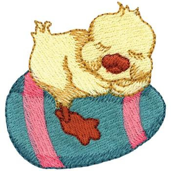 Easter Duck Machine Embroidery Design