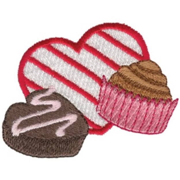 Picture of Chocolates Machine Embroidery Design