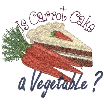 Carrot Cake Machine Embroidery Design