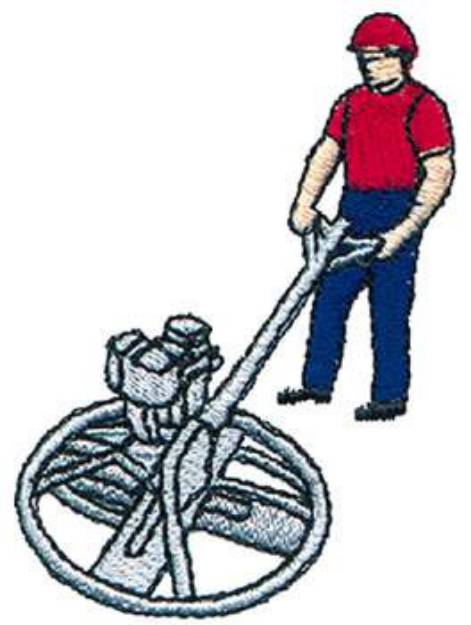 Picture of Cement Finisher Machine Embroidery Design