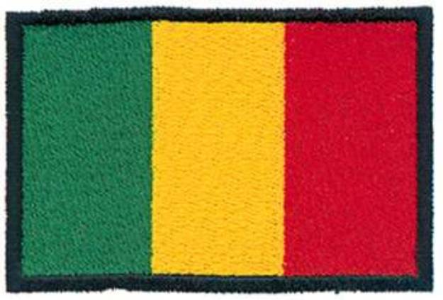 Picture of Mali Flag Machine Embroidery Design