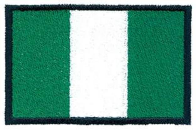 Picture of Nigeria Flag Machine Embroidery Design