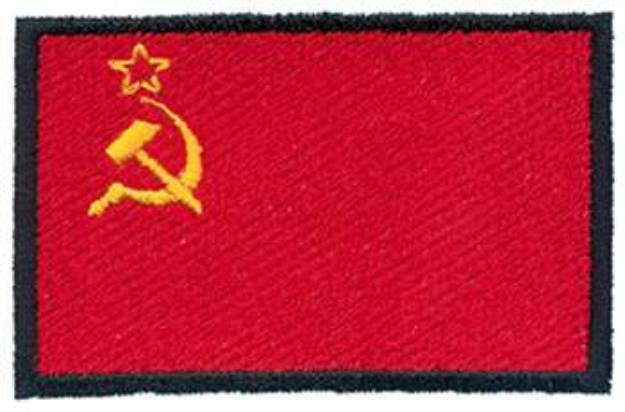 Picture of USSR Flag Machine Embroidery Design