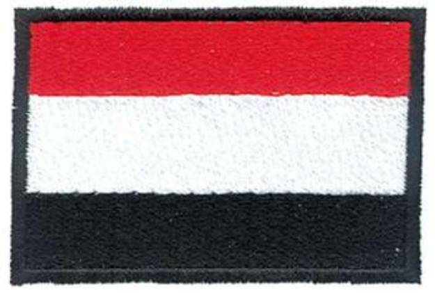 Picture of Yemen Flag Machine Embroidery Design