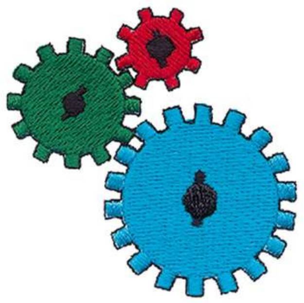 Picture of Mechanical Gears Machine Embroidery Design