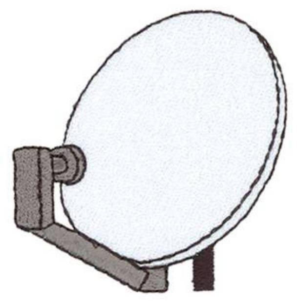 Picture of Satellite Dish Machine Embroidery Design