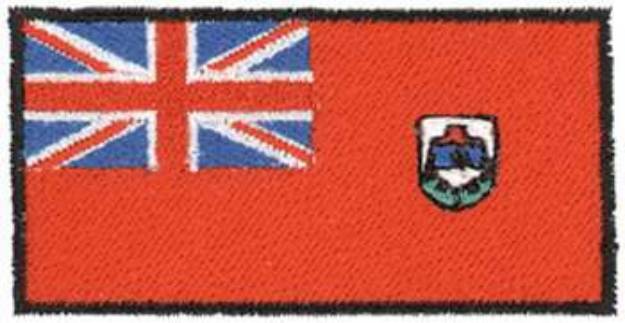 Picture of Bermuda Flag Machine Embroidery Design