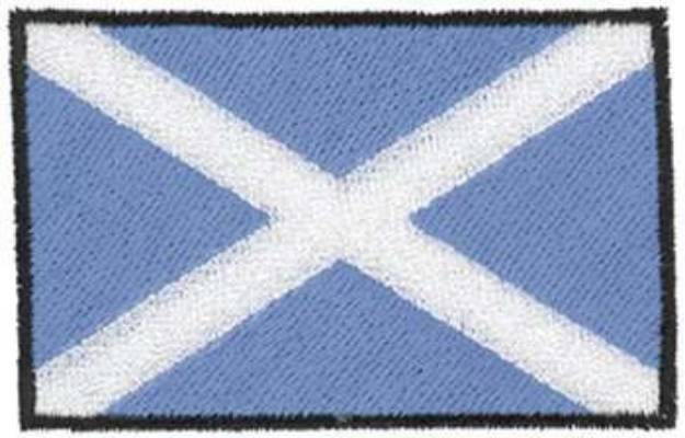 Picture of Scotland Flag Machine Embroidery Design