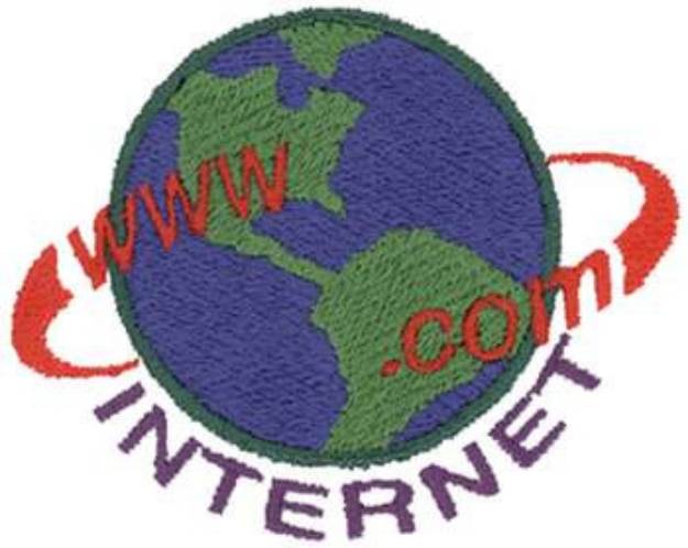 Picture of Internet Logo Machine Embroidery Design