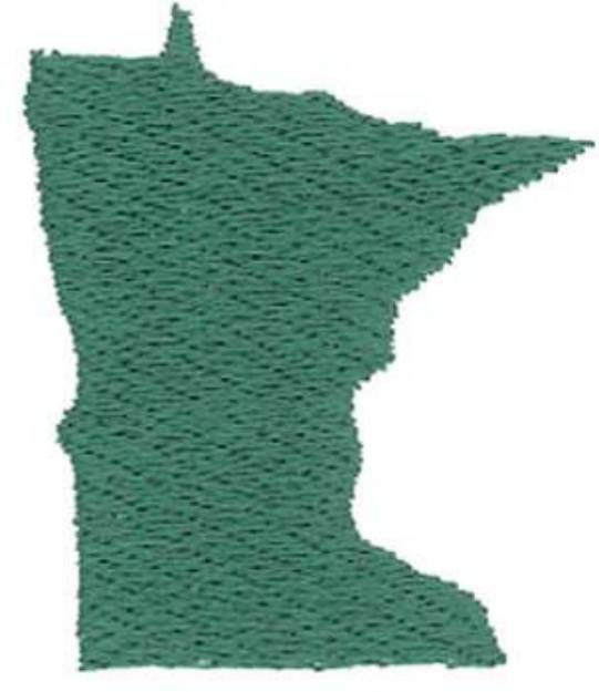 Picture of Minnesota State Machine Embroidery Design