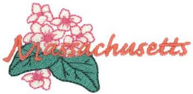 Picture of Massachusetts Mayflower Machine Embroidery Design