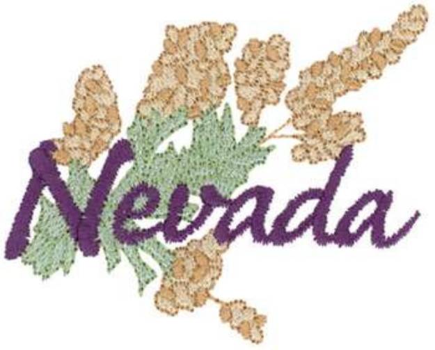 Picture of Nevada Sagebrush Machine Embroidery Design