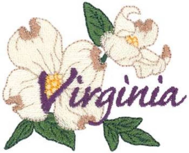 Picture of Virginia Dogwood Machine Embroidery Design