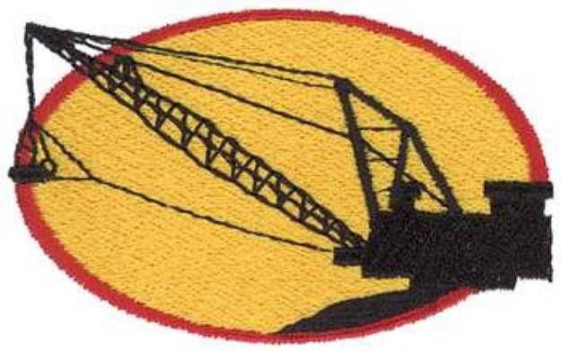 Picture of Dragline Machine Embroidery Design