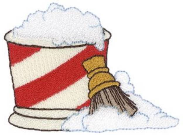 Picture of Shaving Mug & Brush Machine Embroidery Design