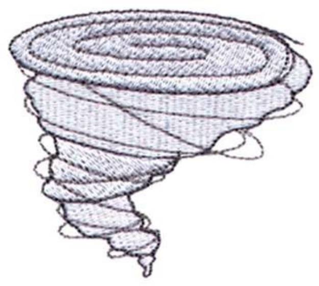 Picture of Tornado Symbol Machine Embroidery Design