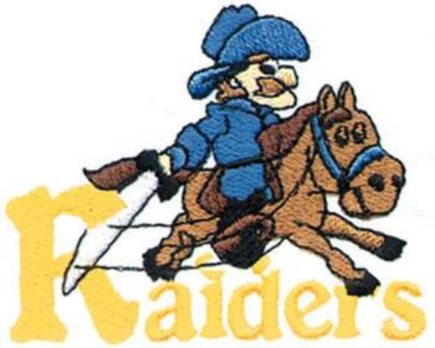 Picture of Raiders Mascot Machine Embroidery Design