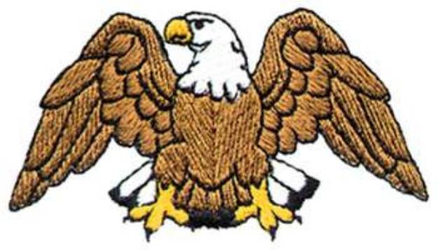 Picture of Bald Eagle Machine Embroidery Design