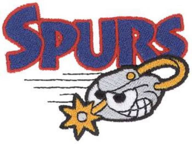 Picture of Spurs Machine Embroidery Design