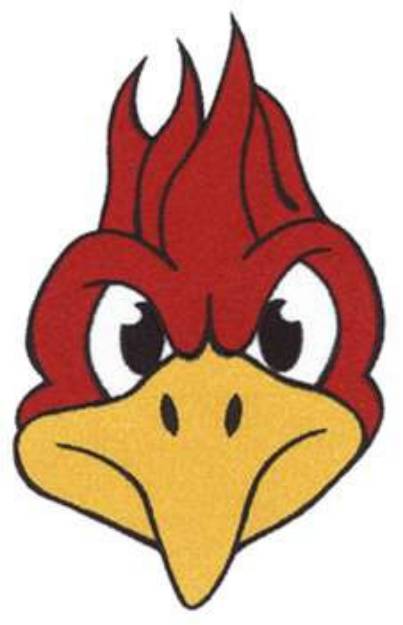 Picture of Cardinal Mascot Machine Embroidery Design