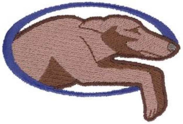 Picture of Greyhound Machine Embroidery Design