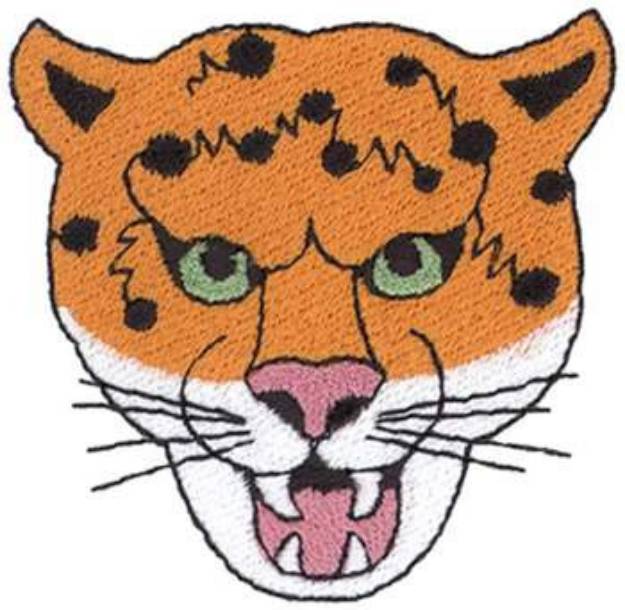 Picture of Leopard Head Machine Embroidery Design