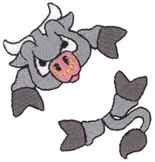 Picture of Hugging Bull Machine Embroidery Design