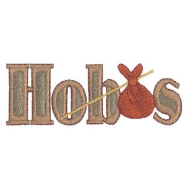 Picture of Hobos Text Machine Embroidery Design