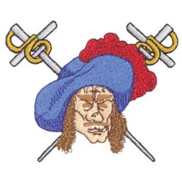 Picture of Musketeer Machine Embroidery Design