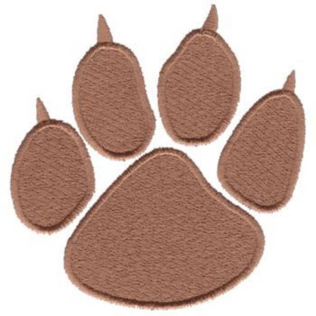 Picture of Paw Print Machine Embroidery Design