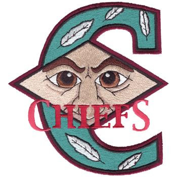 C for Chiefs Machine Embroidery Design