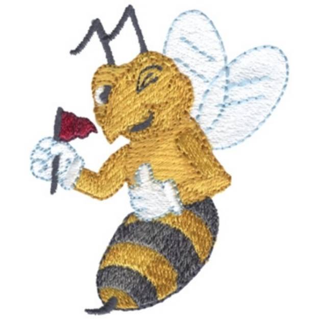 Picture of Cheering Horney Machine Embroidery Design