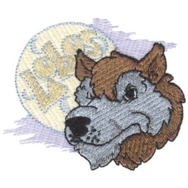 Picture of Lobos Machine Embroidery Design