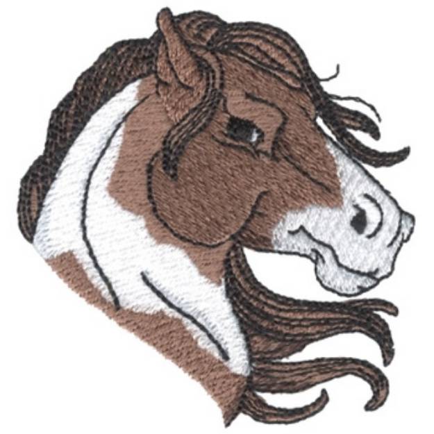 Picture of Pintos Head Machine Embroidery Design