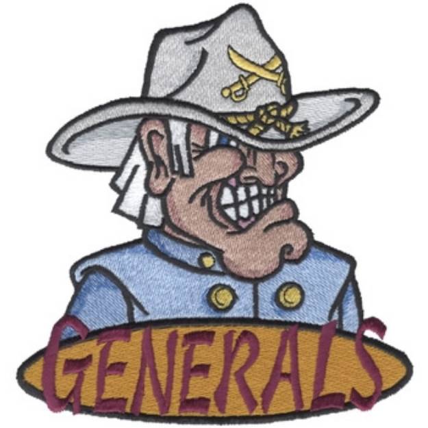 Picture of Generals Machine Embroidery Design