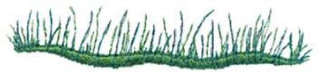 Picture of Patch of Grass Machine Embroidery Design