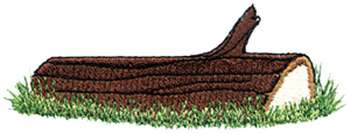 Log Machine Embroidery Design