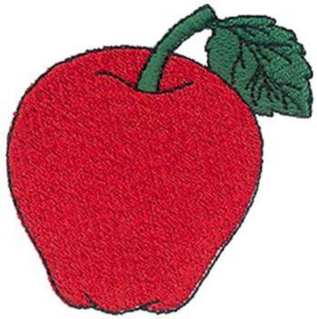 Picture of Apple Machine Embroidery Design